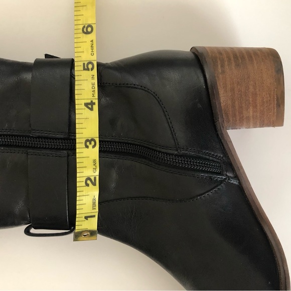 Anthropologie Liendo by Seychelles Tall Black Riding Boots Womens Sz 6 1/2 - Picture 9 of 15
